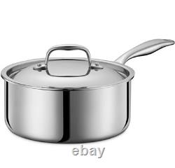LEGEND COOKWARE 5-Ply Stainless Steel 3-Quart 3 Quarts