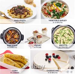 LUX 8 Quart Stainless Steel Multi-Cooker & Test Kitchen Cookbook Bundle