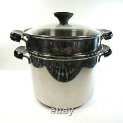 Lagostina Pasta Mia Premium Stock Pot 7.5 Quart with Insert & Lid Stainless Steel