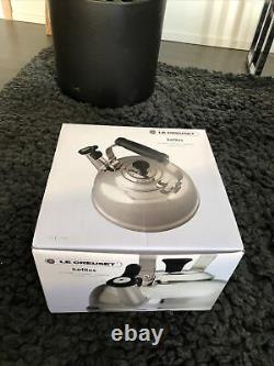 Le Creuset 1.7 Quart Stainless Steel Whistling Tea Kettle NIB