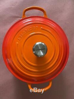 Le Creuset #28 Dutch Oven 7.25 Quart 6.7 Liters With Stainless Steel Knob