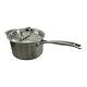Le Creuset 3-ply Stainless Steel Saute Pan With Lid 2.8 Liter 3 Quart 18cm