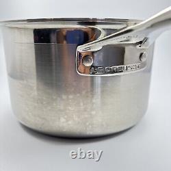 Le Creuset 3-Ply Stainless Steel Saute Pan With Lid 2.8 Liter 3 Quart 18cm