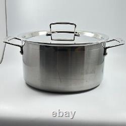 Le Creuset 3-Ply Stainless Steel Stock Pot With Lid 6.0 Liters 6 1/3 Quarts 24cm