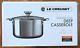 Le Creuset Deep Casserole Pot With Lid Stainless Steel 3-quart, 7-inch New