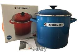 Le Creuset Enameled Steel 8 Quart Stockpot, Marseille NEW