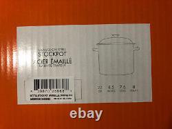 Le Creuset Enameled Steel 8 Quart Stockpot, Marseille NEW