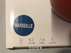 Le Creuset Enameled Steel 8 Quart Stockpot, Marseille NEW