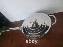 Le Creuset Tri-Ply Stainless Steel Nonstick Saucier Pan, 3.5 Quart New