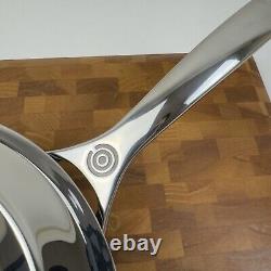 Le Creuset Tri-Ply Stainless Steel Nonstick Saucier Pan 3.5 Quart Scuffed Read