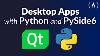 Learn Python Gui Development For Desktop Pyside6 And Qt Tutorial