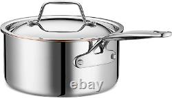 Legend 3 Quart Sauce Pot WithLid Copper Core 5 Ply Stainless Steel Professional