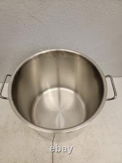 LibertyWare Stock Pot Stainless Steel 37 Quart Mint