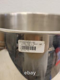 LibertyWare Stock Pot Stainless Steel 37 Quart Mint