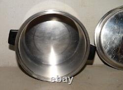 Lifetime Waterless cookware 4 quart stock pot stainless steel vintage cooking L2