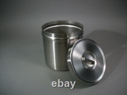 Lot of 6 Vollrath Dressing Jar Stainless Steel #88040 4.5 Quart Medical Kitchen