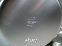 Lot of 6 Vollrath Dressing Jar Stainless Steel #88040 4.5 Quart Medical Kitchen