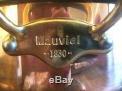 MAUVIEL Copper 5 Quart Saute Pan with Lid NEW Display model