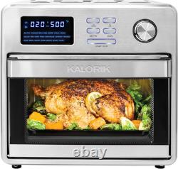 MAXX 16 Quart Stainless Steel Digital Air Fryer Oven AFO 47797 SS