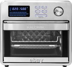 MAXX 16 Quart Stainless Steel Digital Air Fryer Oven AFO 47797 SS