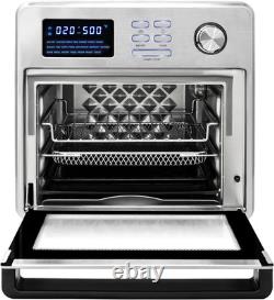 MAXX 16 Quart Stainless Steel Digital Air Fryer Oven AFO 47797 SS