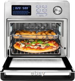 MAXX 16 Quart Stainless Steel Digital Air Fryer Oven AFO 47797 SS