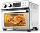 Moosoo 10-in-1 Air Fryer Convection Toaster Oven 24 Quart/6 Slices Large 1700w
