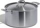 Made In 12 Quart Stainless Steel Stock Pot With Lid 5 Ply Stainless Clad