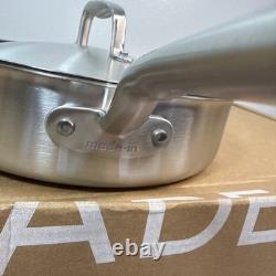 Made In 3.5 Quart Stainless Steel Saute Pan with Lid All 5 Ply Clad NEW