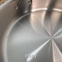 Made In 3.5 Quart Stainless Steel Saute Pan with Lid All 5 Ply Clad NEW