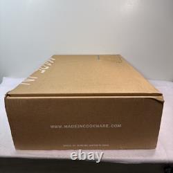 Made In 3.5 Quart Stainless Steel Saute Pan with Lid All 5 Ply Clad NEW