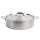 Made In Cookware 10 Quart Stainless Steel Rondeau Pot With Lid Stainless Cl