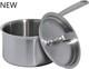 Made In Cookware-2 Quart Stainless Steel Saucepan With Lid-5 Ply Stainless Clad