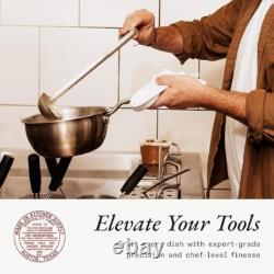 Made In Cookware 2 Quart Stainless Steel Saucier Pan-5Ply Stainless Clad