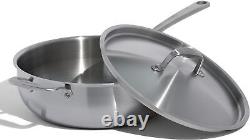 Made In Cookware 5 Quart Stainless Steel Saucier Pan 5 Ply Stainless Clad