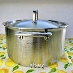Made In Cookware 8 Quart 5 Ply Stainless Steel Clad Stock Pot 8 QT Made in Italy