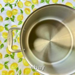 Made In Cookware 8 Quart 5 Ply Stainless Steel Clad Stock Pot 8 QT Made in Italy