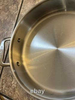 Made In Cookware Stainless 3.5 QT Quart Sauté Pan Pot with Lid Made-In Italy