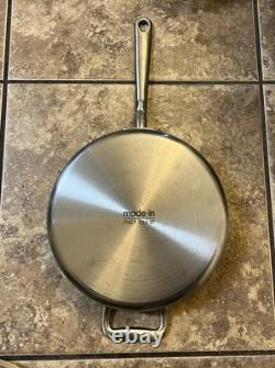 Made In Cookware Stainless 3.5 QT Quart Sauté Pan Pot with Lid Made-In Italy