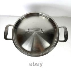 Made In Cookware Stainless Steel Stock Pot 8 QT 5 Ply Stainless Clad With Lid