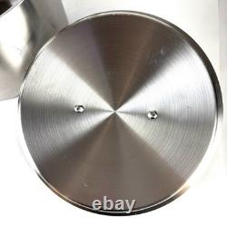 Made In Cookware Stainless Steel Stock Pot 8 QT 5 Ply Stainless Clad With Lid