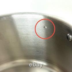 Made In Cookware Stainless Steel Stock Pot 8 QT 5 Ply Stainless Clad With Lid