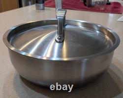 Made In Stainless Steel Saucier Pan with Lid 3 Qt Multi-Clad Cookware