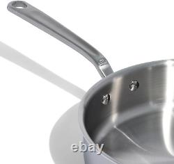 Made in Cookware 3.5 Quart Stainless Steel Saute Pan 5 Ply Stainless Clad