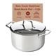 Maestro 8-quart Heavy Duty Stainless Steel Stock Pot, Vented Stainless Steel