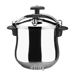 Magefesa Star Belly 6 Quart Stainless Steel Pressure Cooker with Accessories