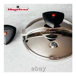 Magefesa Star Belly 8 Quart Stainless Steel Pressure Cooker