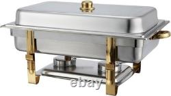 Malibu 8 Quart Stainless Steel Chafer Stylish & Functional Serving Solution