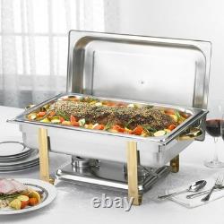 Malibu 8 Quart Stainless Steel Chafer Stylish & Functional Serving Solution