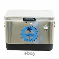 Margaritaville 54 Quart Stainless Steel Portable Cooler with Bottle Opener